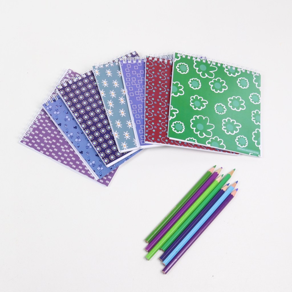 блокнот А6 фишкард fishcard notebook