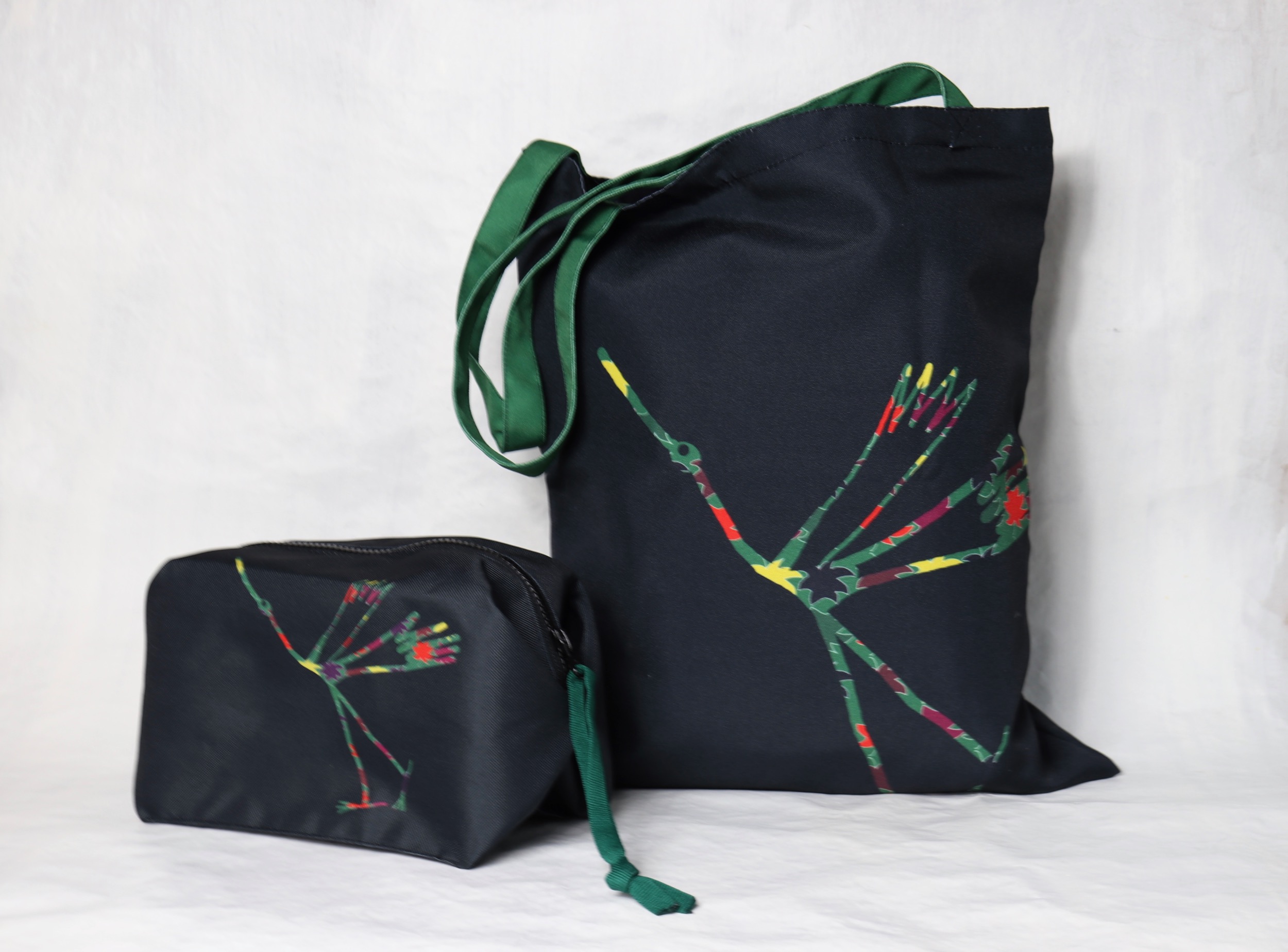 набор сумок с журавлем фишкард fishcard crane set bag